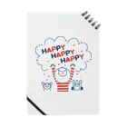 8anna storeのHAPPY HAPPY HAPPY！上を向いて笑おう！ Notebook