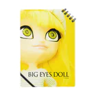 chihiro.meのBIG EYES DOLL yellow ノート