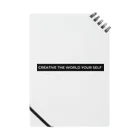 sappori BLOGのcreative the world your self:(黒) Notebook