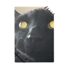 ねこじまんスーベニアショップのねこじまんBlack Cat Moan Notebook