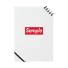 orumsのSample -Red Box Logo- ノート