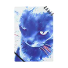 Ｌ＆Ｔ（Luna & Tama)のＬ＆Ｔ（斜め・白青猫１） Notebook