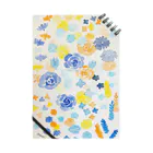 SHOP 琥珀糖のまみの水彩画『花と遊ぶ』 Notebook