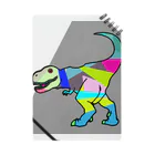 komgikogikoの気分のいい恐竜(カラフル) ノート