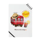 Train Kids! SOUVENIR SHOPの赤い電車 「 Fine ! 」 ノート