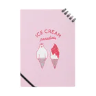 s omiseのICE CREAM paradise pink Notebook