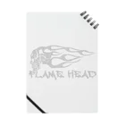 Ａ’ｚｗｏｒｋＳのFLAME HEAD WHT Notebook