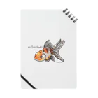 Bear Fish Companyのgold fish 金魚 五色東錦  Notebook