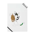 こだましょっぷのきゅうりにびっくりする猫×2 ノート