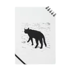 HIYOKOMARUのクールな黒猫 ノート