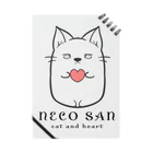 どやネコ！どやちゃん。のねこさんとハート(もちねこ) Notebook