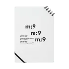 m;9のm;9ロゴ series Notebook