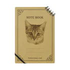 保護ねこ施設 ティアハイム小学校の【保護ねこ寄付型商品】ふたばちゃん Notebook