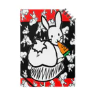 🤍一ノ瀬 彩 🐇⸒⸒ suzuri支店🤍のｶｵｽうさぎ:和風 Notebook