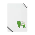 いねむりバクのグリーン　バク Notebook