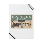 YS VINTAGE WORKSのNY Harper's 1898 ネコ2匹 ノート