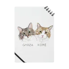 みきぞーん｜保護猫 ミッキー画伯と肉球とおともだちのgyoza&kome ノート