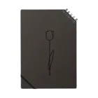 rilybiiの darkcharcoal chocolateBrown Notebook