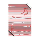 dizzyのRed Stripes Notebook