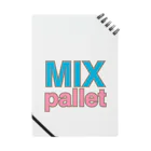 Mix pallet りょうのMIX pallet 水色×ピンク Notebook