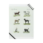 J. Jeffery Print Galleryの1802年ドイツの犬たち Notebook