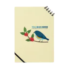 Teal Blue CoffeeのTeal Blue Bird Notebook