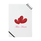 savannahのTwin Hearts Notebook