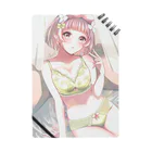 ものずぃ🍥IllustratorのSummer lingerie【イラストレーター/ものずぃ】 Notebook