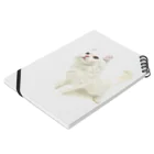 Milkoftheguineapigの白猫 Notebook :placed flat