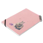 minirisa14のうさぎのミニー ピンク Notebook :placed flat