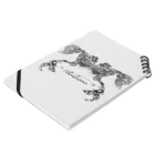 Thalassaの【Thalassa Rocaille】 Notebook :placed flat