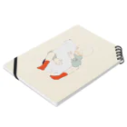 すずろにのWhite  bear Notebook :placed flat