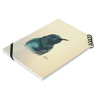 fukuのハチドリ Notebook :placed flat