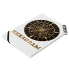 薈.collectionのHexagram ノートの平置き