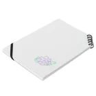NEMUTAI4の紫陽花 Notebook :placed flat