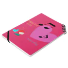 Divina AmoR-ART-のSinging love DIVA-Keep smiling- ピンク Notebook :placed flat