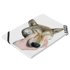 おいしいごはん！のチベットスナギツネに擬態している柴犬 Notebook :placed flat