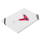 NIKORASU GOのレトロデザイン「レッドドライヤー」 Notebook :placed flat