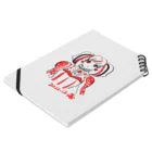 mikyacraft MIKA💓🌟赤い心臓の可愛いちゃんアップ ノートの平置き