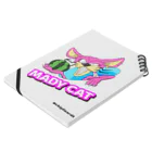 chiplizardのMADY CAT ノートの平置き