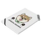 豆つぶのshiba-inu fanciers(赤柴) Notebook :placed flat