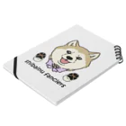 豆つぶのshiba-inu fanciers(シニア柴) Notebook :placed flat