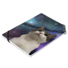 まちゅぴちゅの宇宙猫ぴちゅ Notebook :placed flat