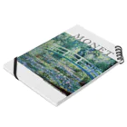MUGEN ARTのモネ　睡蓮の池と日本の橋　Claude Monet　 Notebook :placed flat