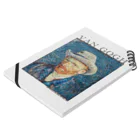 MUGEN ARTのゴッホ　灰色のフェルト帽の自画像　Vincent van Gogh  Notebook :placed flat