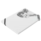 HIDDEN MOON-ARIAKEの16 Notebook :placed flat