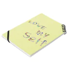  pachi- pachiのLOVE MY  self Notebook :placed flat