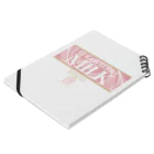 United Sweet Soul | Official Merchのfinlyrics - Strawberry Milk Notebook :placed flat