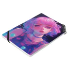 NEON CITYのネオンシティ シリーズ  サマーナイト Summer Night Notebook :placed flat