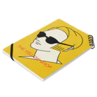 THE YELLOW SHOPのTHE SUNGLASSES Notebook :placed flat